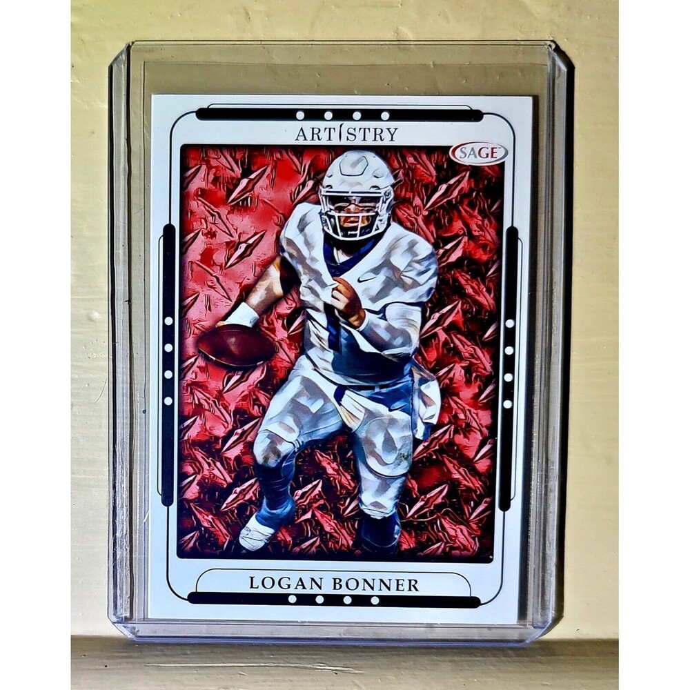 Logan Bonner 2023 SAGE Artistry Football #82 Card